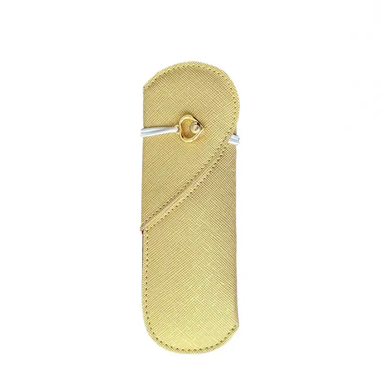 PORTA-CANETAS EM COURO PERSONALIZADO - fechado - 1740541