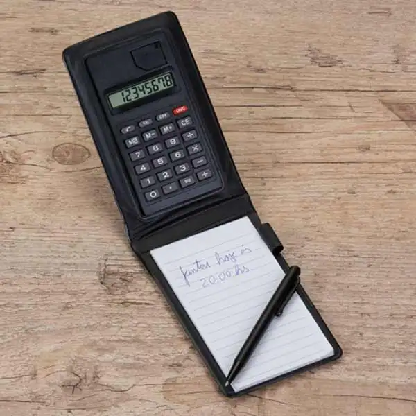 Bloco de Anotação com Calculadora - 568847