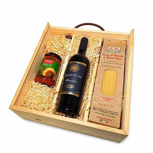 Kit gourmet massa e vinho - 1529687