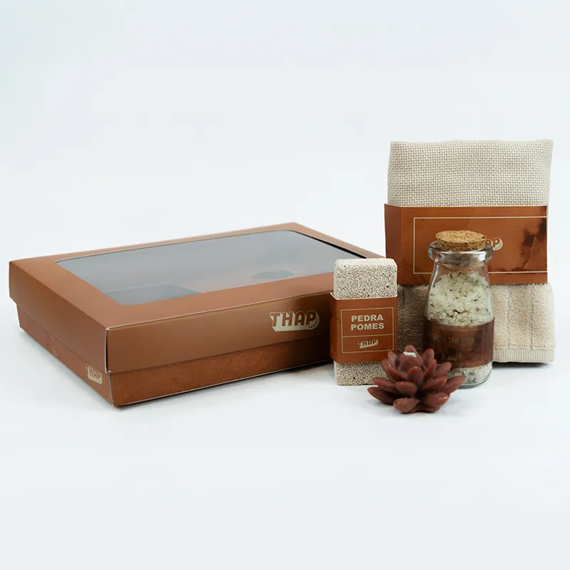 Kit Relaxamento com Vela, Toalha, Escalda pés e Pedra Pomes - 2202833