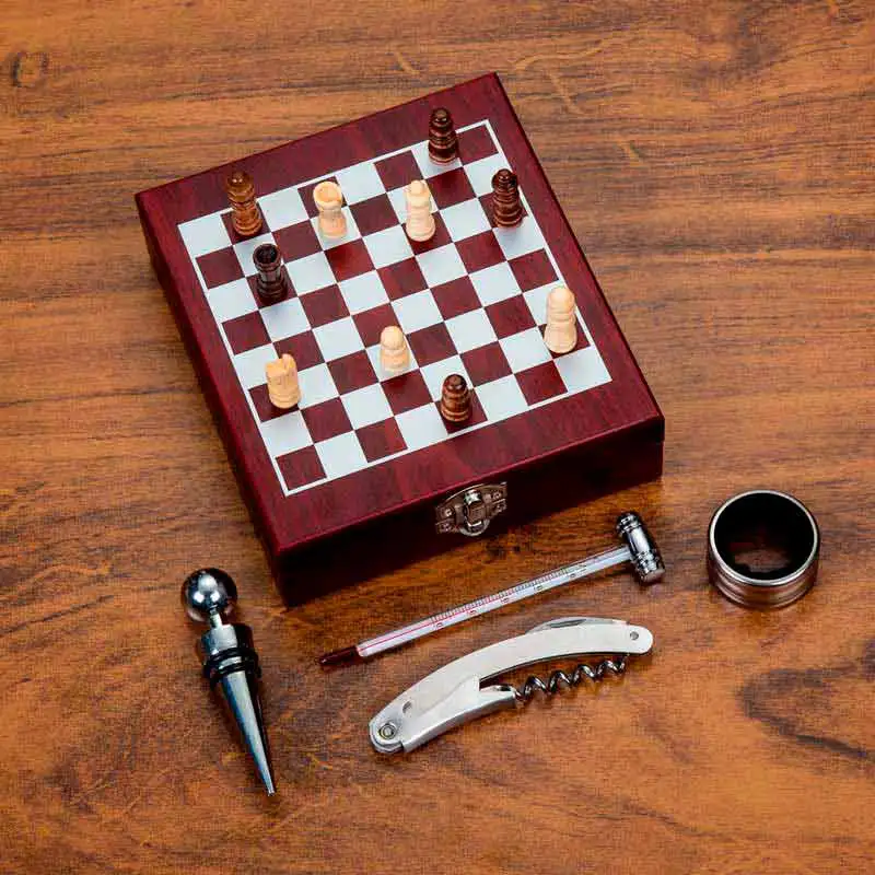 Kit Vinho com Xadrez - 367669