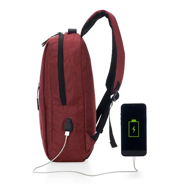 Mochila de Nylon USB 21L - lateral - 1523195