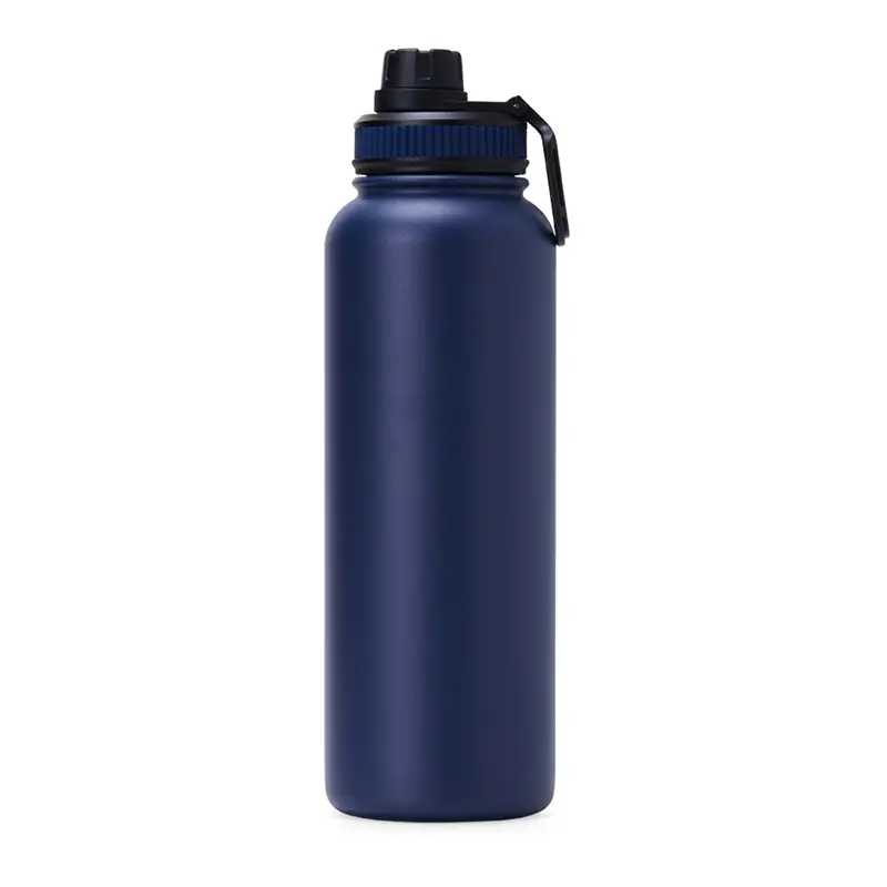 Garrafa térmica feita em inox Azul - 1780123