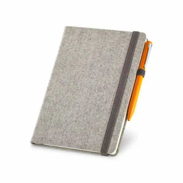 Caderno capa dura em algodão - 242208