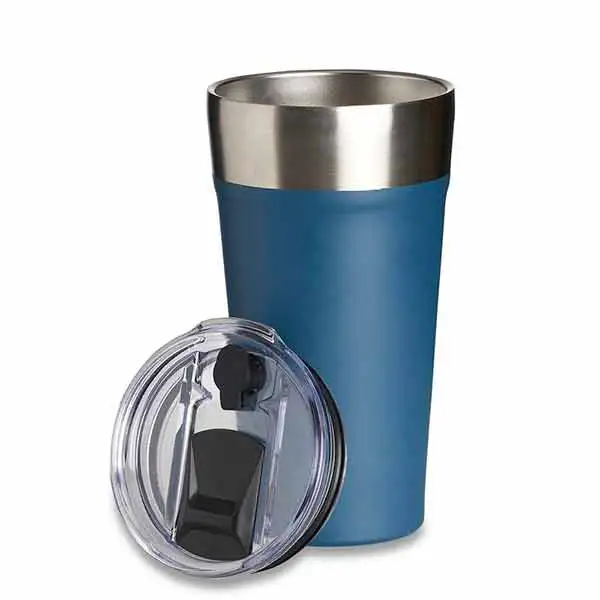 Copo Térmico Azul com Canudo - 1693531