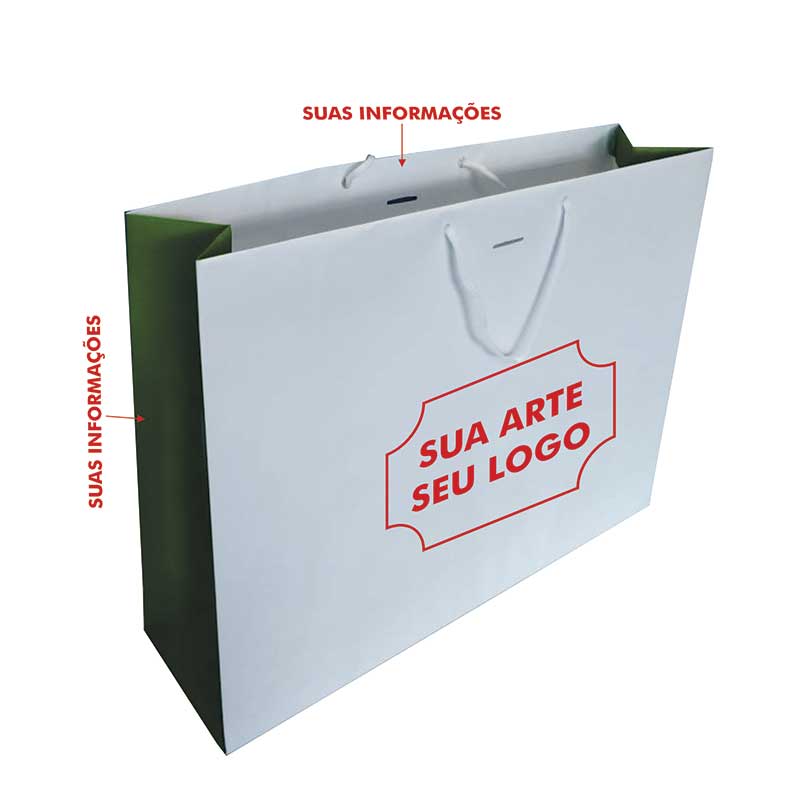 SACOLA DE PAPEL PERSONALIZADA - 653809