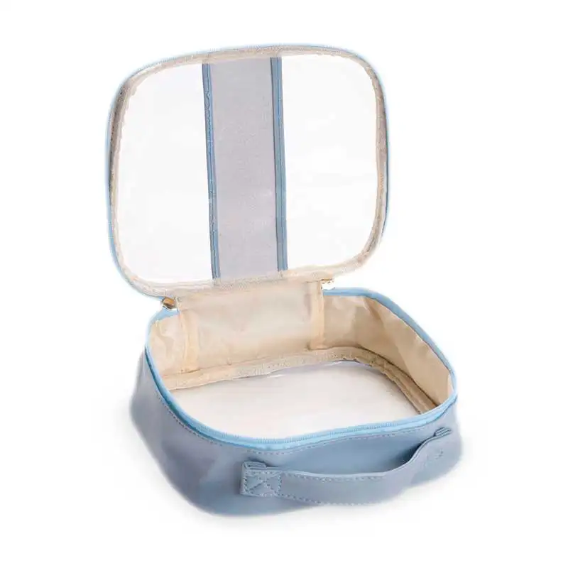 Necessaire PVC azul - aberta - 1511052