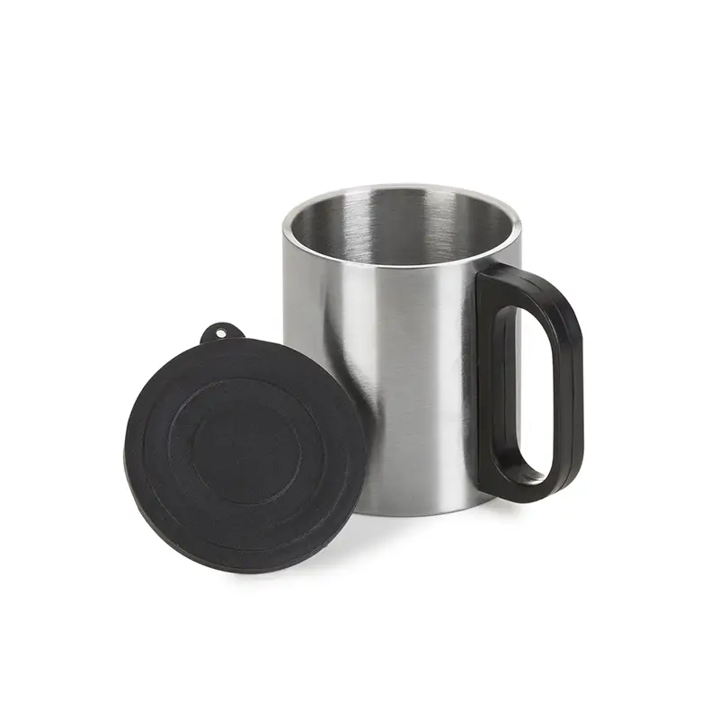 Caneca de inox com tampa - 1991991