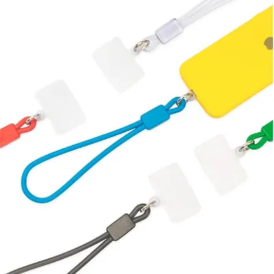 Pulseira em PVC com mosquetão