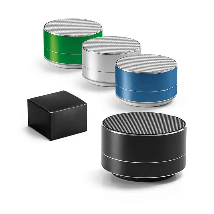 Caixa de som com microfone - várias cores - 1626483
