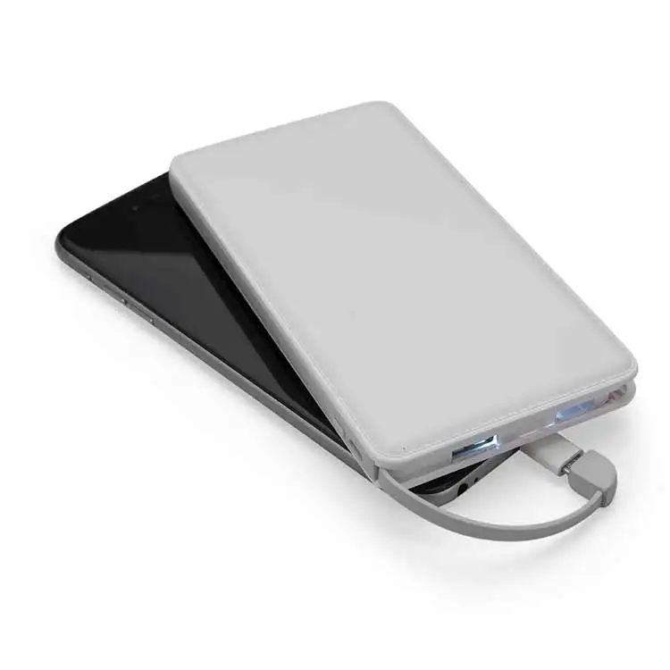 Power Bank Plástico Slim com Indicador Led - 1670955