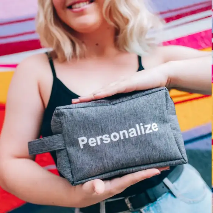 Necessaire Cinza Personalizada - 1800683