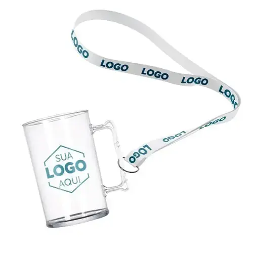 Caneca personalizada com cordão