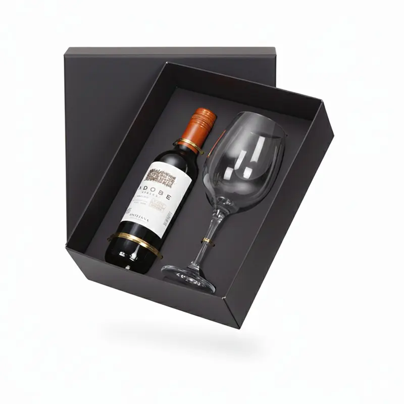 Kit vinho personalizado em caixa