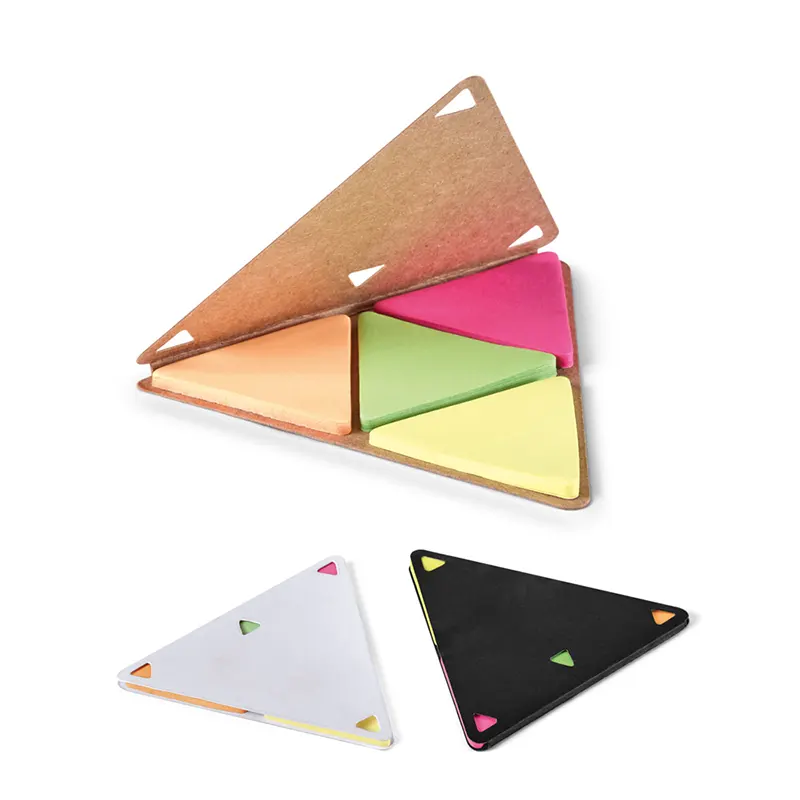 Quatro blocos adesivados triangulares: opções de cores - 2109123