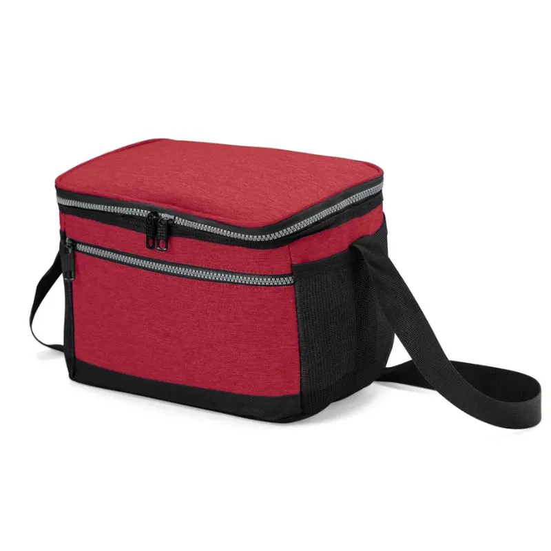 Bolsa térmica de nylon 10 litros com dois compartimentos