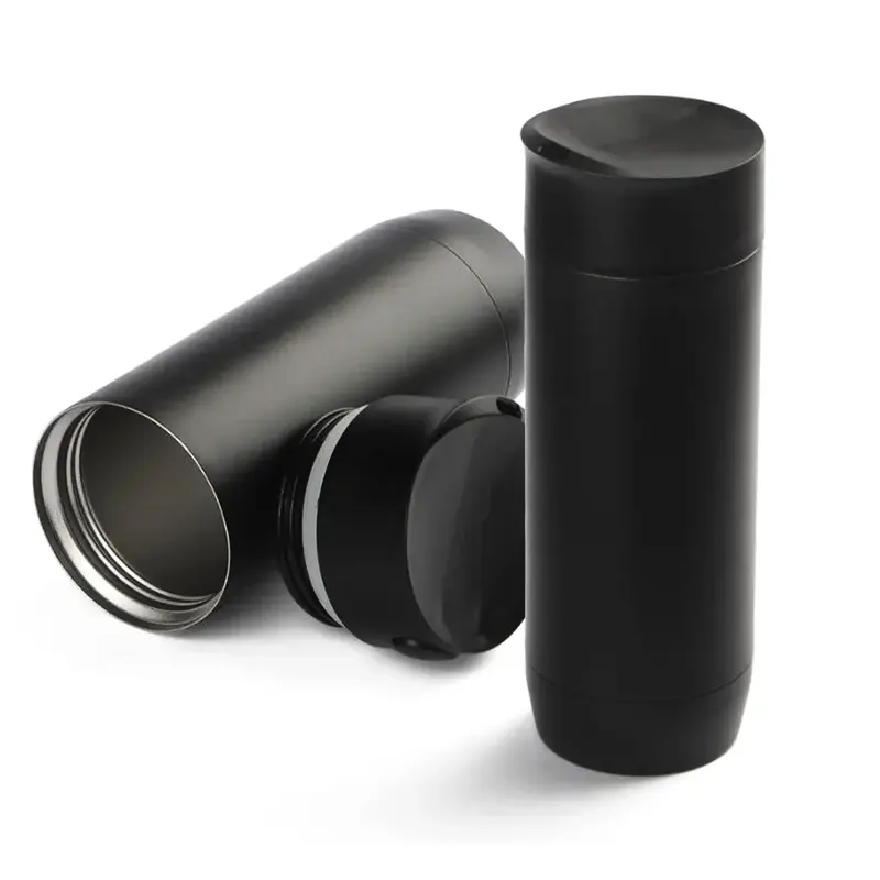 Garrafa em aço inox com parede dupla isolada a vácuo 