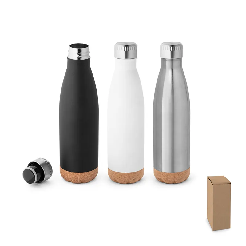 Garrafa em aço inox parede dupla térmica 560ml - 4 - 2124216