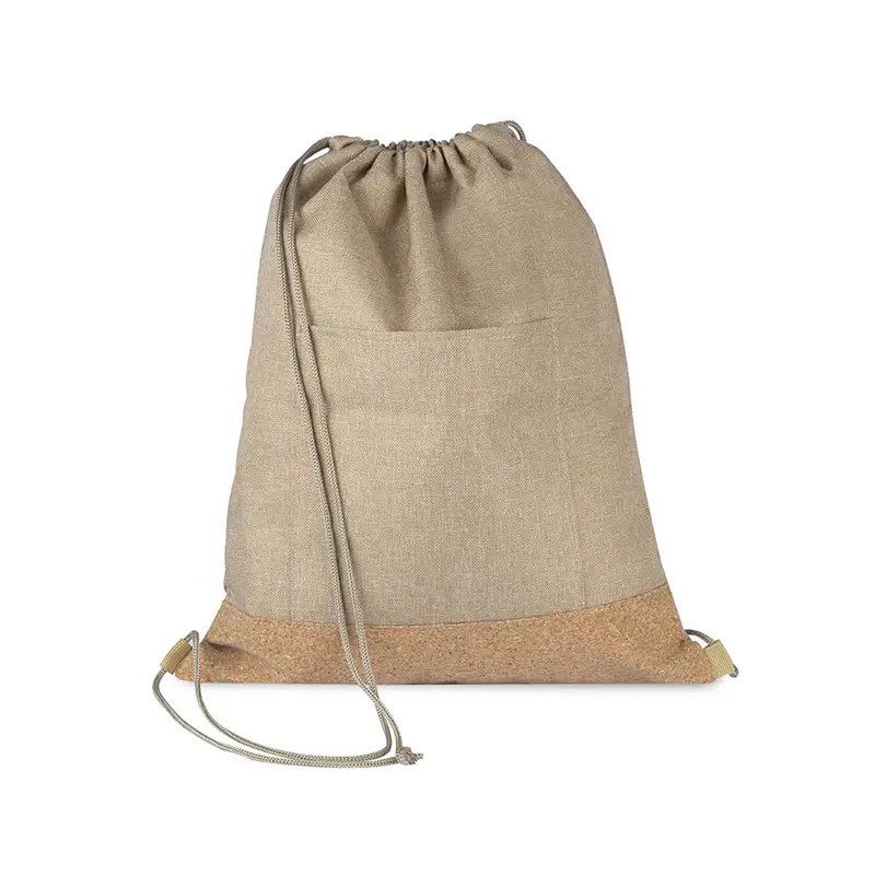 Sacola mochila em poliéster e cortiça - 1 - 2130889