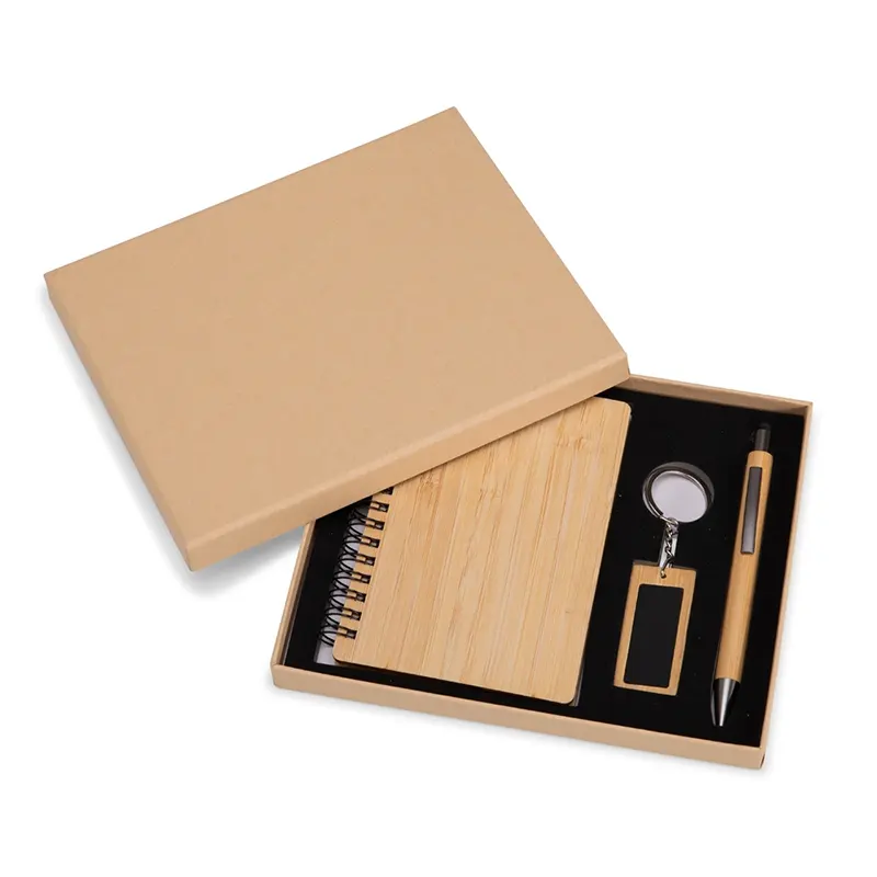 Kit Executivo Ecológico Personalizado 3 Peças em Bambu - 2157336