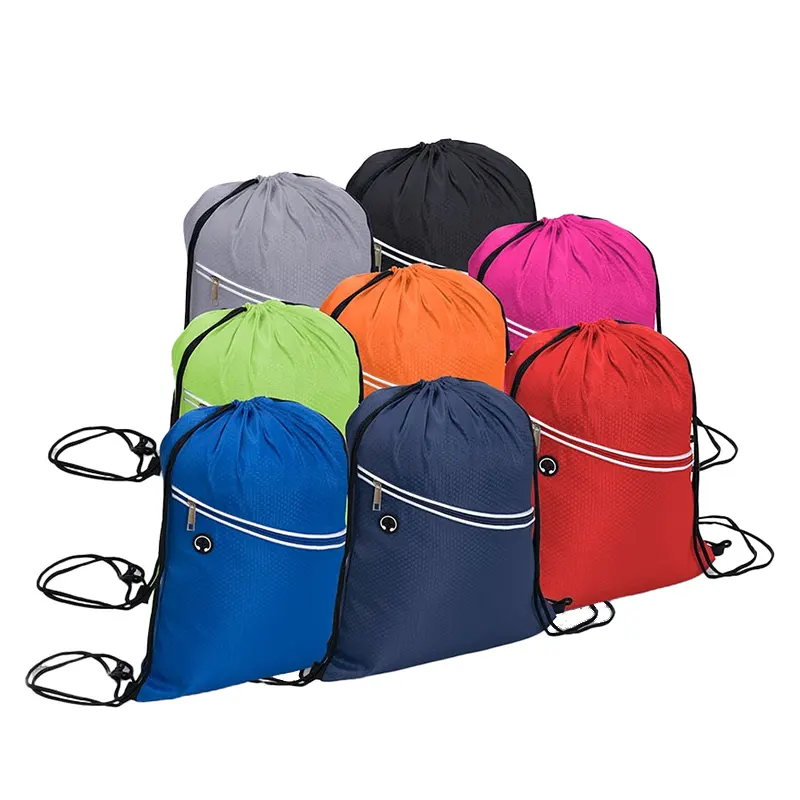 Mochila Saco Poliéster - opções de cores - 2154768