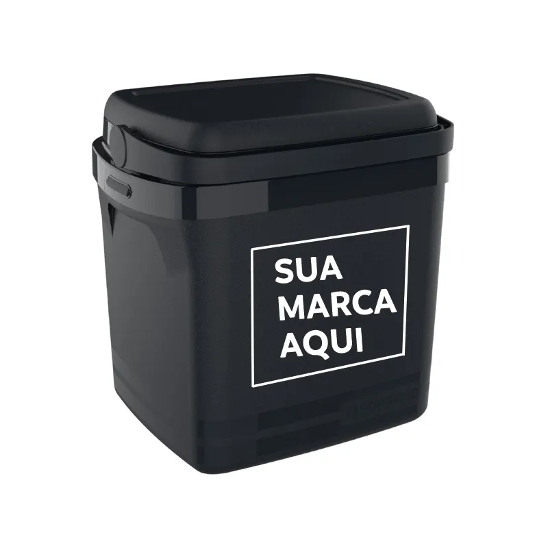 Caixa Térmica Tropical 22L Preta Personalizada