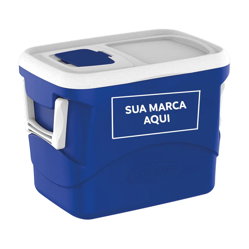 Caixa Térmica Tropical 50L Azul Personalizada