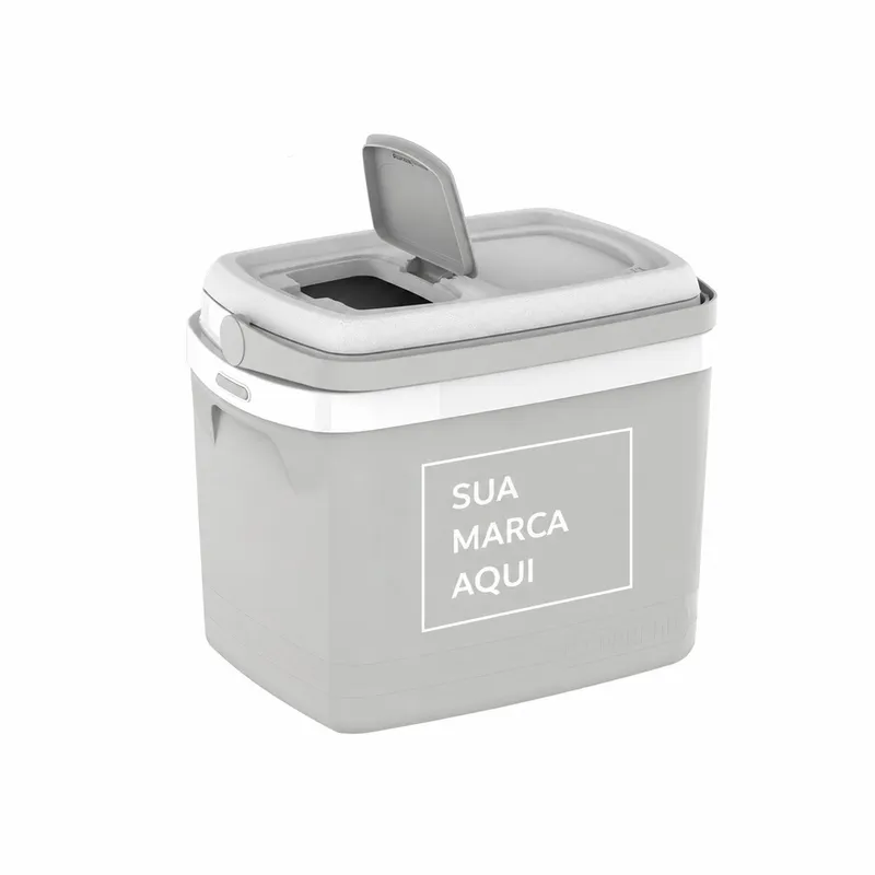 Caixa Térmica Tropical 32L Cinza Personalizada - 2196610