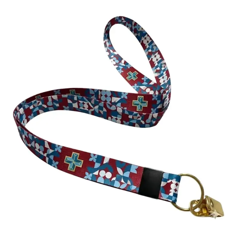 Cordão personalizável com argola e jacaré - 2158102