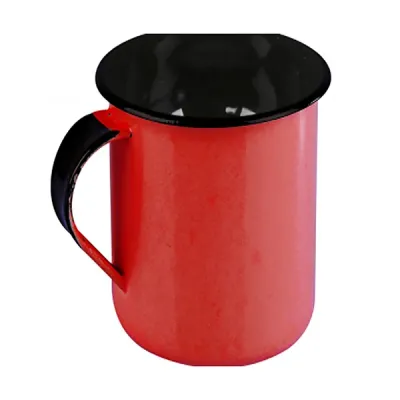 Caneca Esmaltada Vermelha