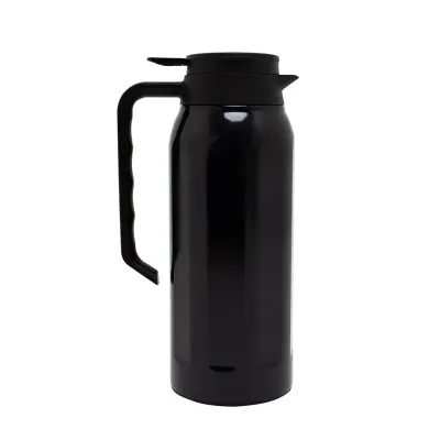 Garrafa térmica preta - 1,4 litros