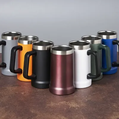 Caneca térmica de inox - várias cores - 1918466
