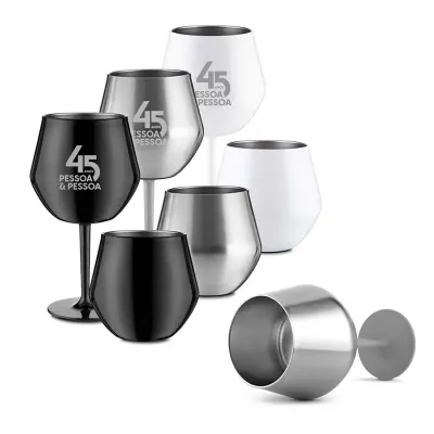 Copo/Taça Térmico de 350ml em Inox - opções de cores