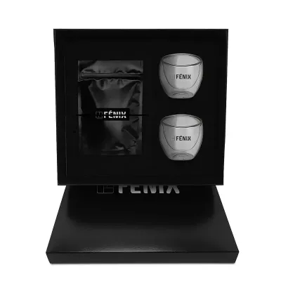 Kit Café Arábica com Copos Parede Duplas - MB903