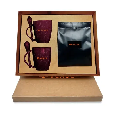 Kit Café Ecológico com Xícaras em Fibra de Açaí
