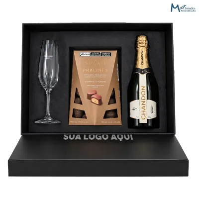 Kit Chandon 375ml com Taça e Nugali