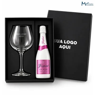 Kit Freixenet ICE Rosé 200ml com Taça