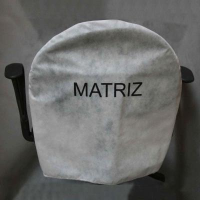 Capa personalizada de cadeira arredondada curta - Capa de cadeira em TNT. - 1433151