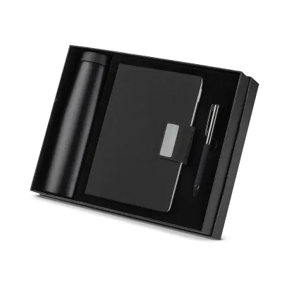 kit  escritório Caderno,  Garrafa e Caneta