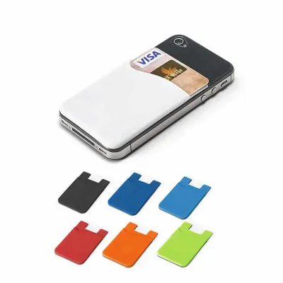 Porta cartões para celular em Silicone.