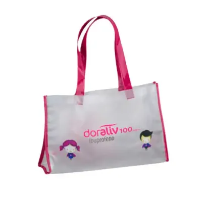 Sacola em Alclear personalizada