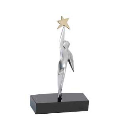 Troféu personalizado Modelo Figura com estrela