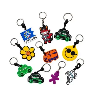 Chaveiro Placa Emborrachado Látex com logo