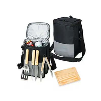 Kit Churrasco com Bolsa Térmica e 6 Peças 