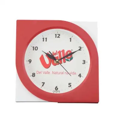Relógio de Parede branco e vermelho - 260515