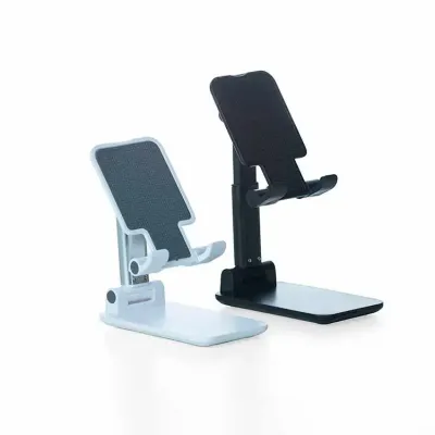 Suporte Retrátil para Celular e Tablet - branca e preto
