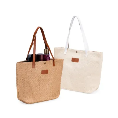 Bolsa Palha Trançada para brindes