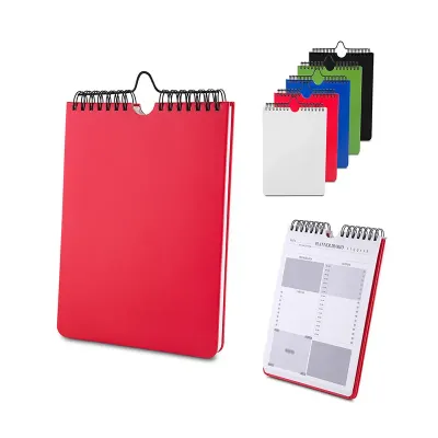 Caderno A5 Planner com capa em PU - -opções de cores