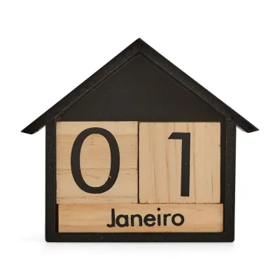 Calendário Permanente Madeira personalizado - 2158574