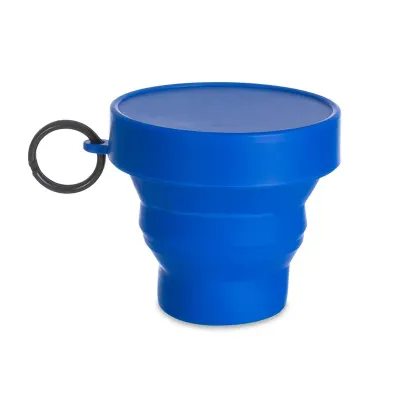 Copo retrátil 150ml azul